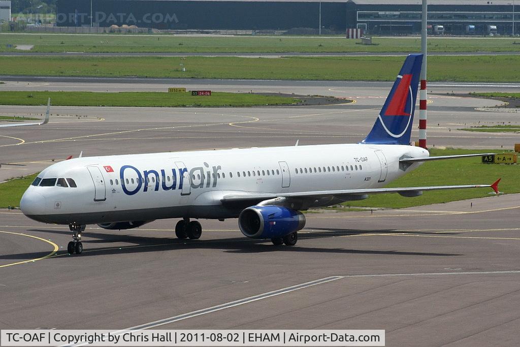 TC-OAF, 1997 Airbus A321-231 C/N 668, Onur Air