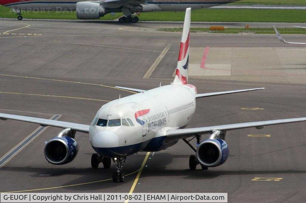 G-EUOF, 2001 Airbus A319-131 C/N 1590, British Airways