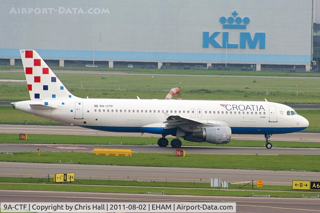 9A-CTF, 1991 Airbus A320-211 C/N 258, Croatia Airlines