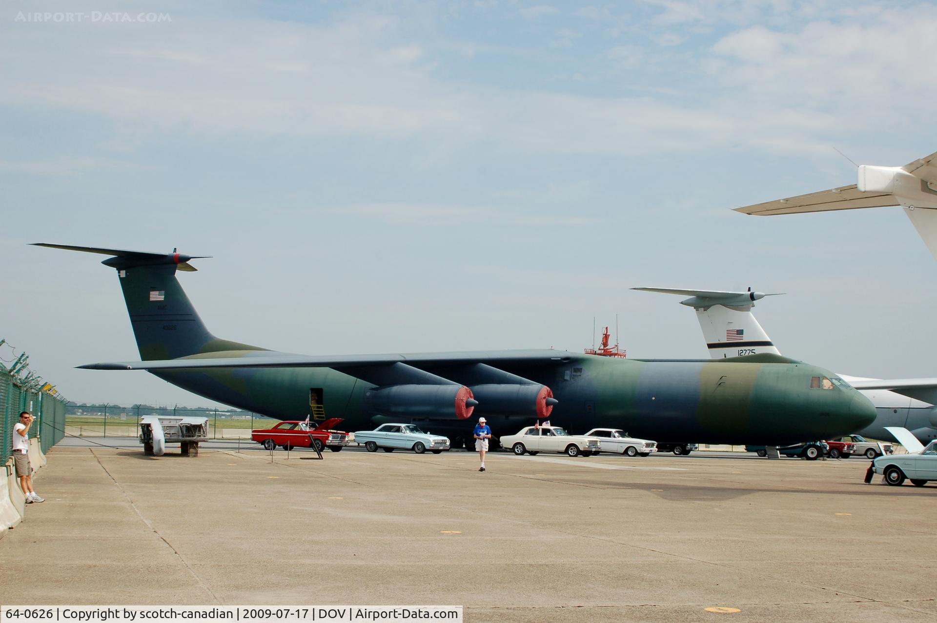 64-0626, 1964 Lockheed C-141B Starlifter C/N 300-6039, 1964 Lockheed C-141B Starlifter and Ford Falcons at the Air Mobility Command Museum, Dover AFB, DE