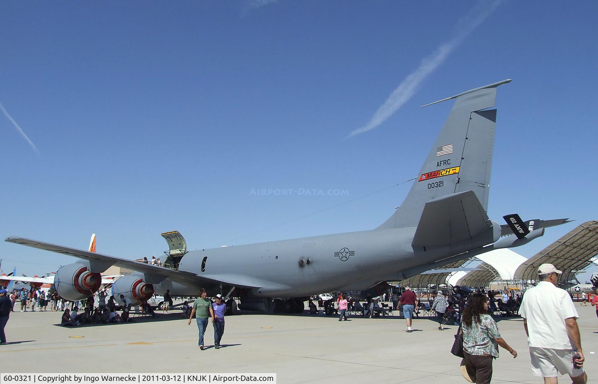 60-0321, 1960 Boeing KC-135R Stratotanker C/N 18096, Boeing KC-135R Stratotanker of the US Air Force  at the 2011 airshow at El Centro NAS, CA