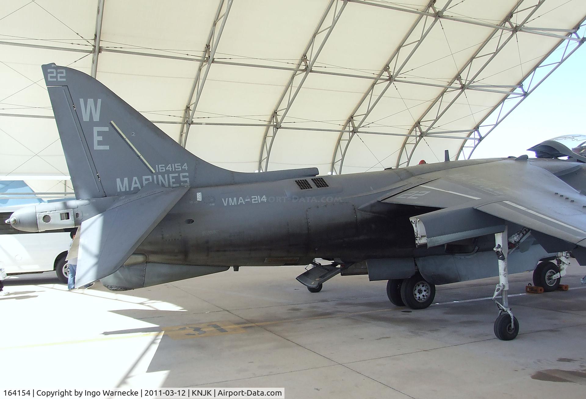 164154, McDonnell Douglas AV-8B Harrier II C/N 227, BAe / McDonnell Douglas AV-8B Harrier II of the USMC at the 2011 airshow at El Centro NAS, CA