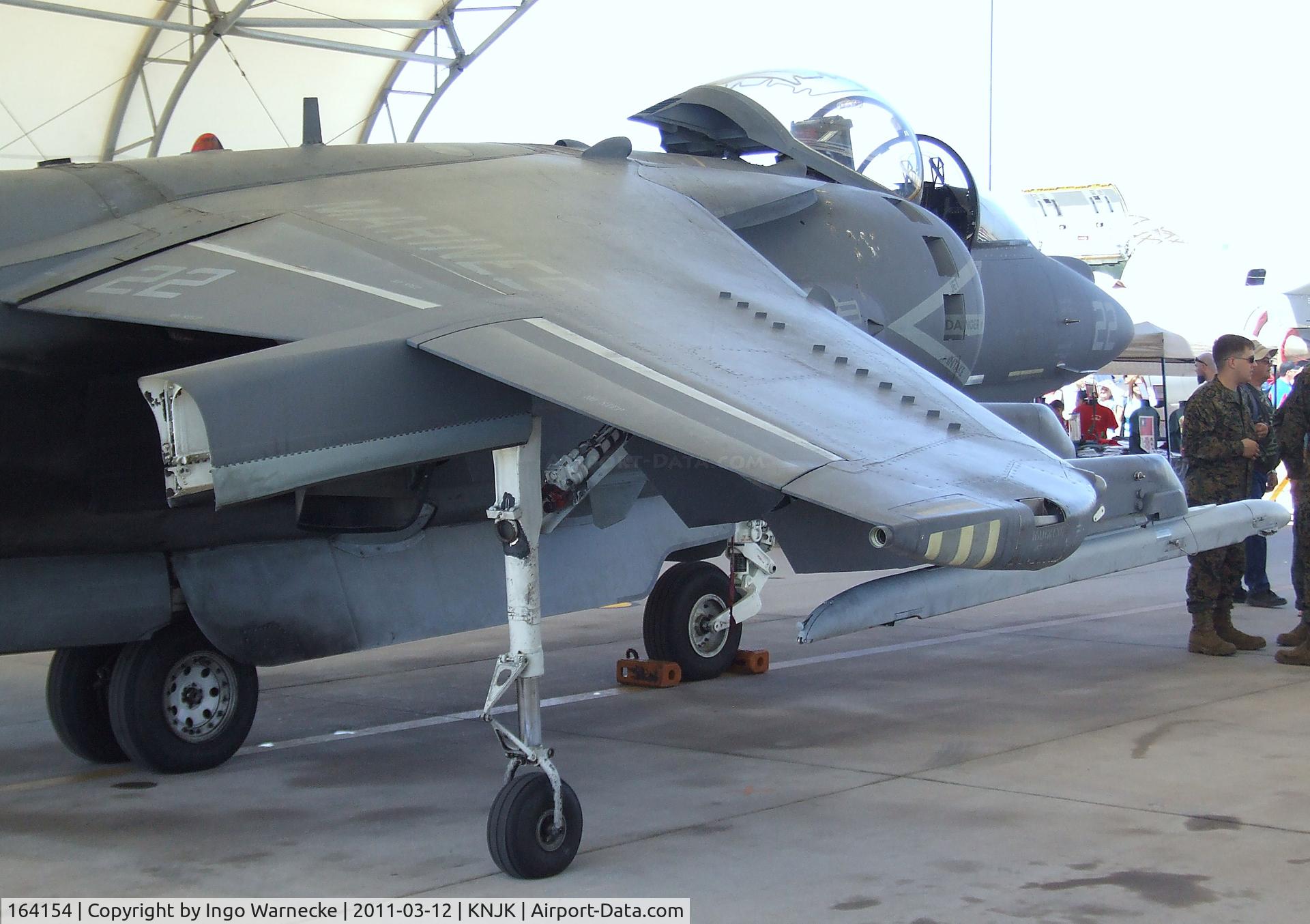 164154, McDonnell Douglas AV-8B Harrier II C/N 227, BAe / McDonnell Douglas AV-8B Harrier II of the USMC at the 2011 airshow at El Centro NAS, CA
