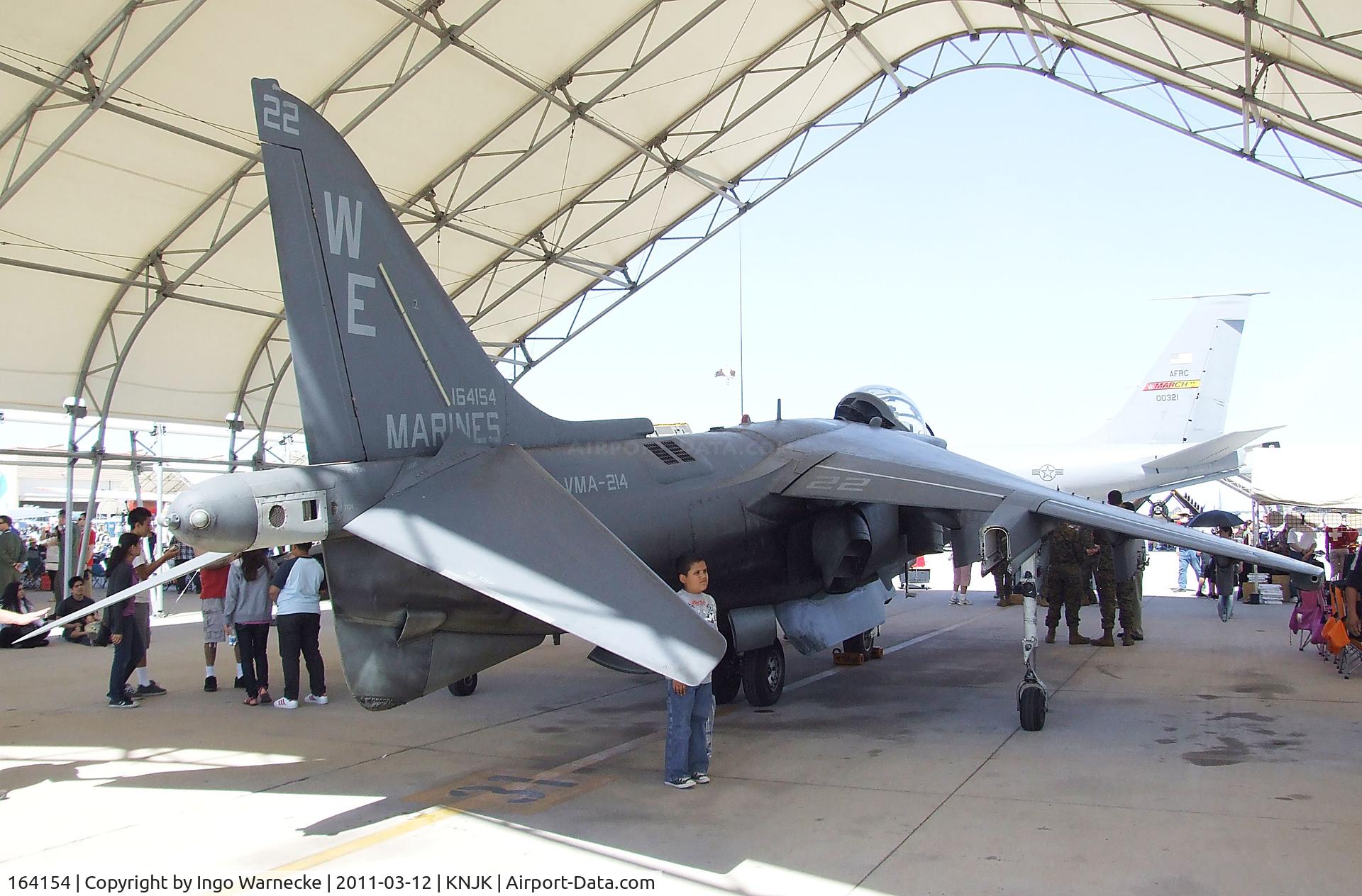 164154, McDonnell Douglas AV-8B Harrier II C/N 227, BAe / McDonnell Douglas AV-8B Harrier II of the USMC at the 2011 airshow at El Centro NAS, CA