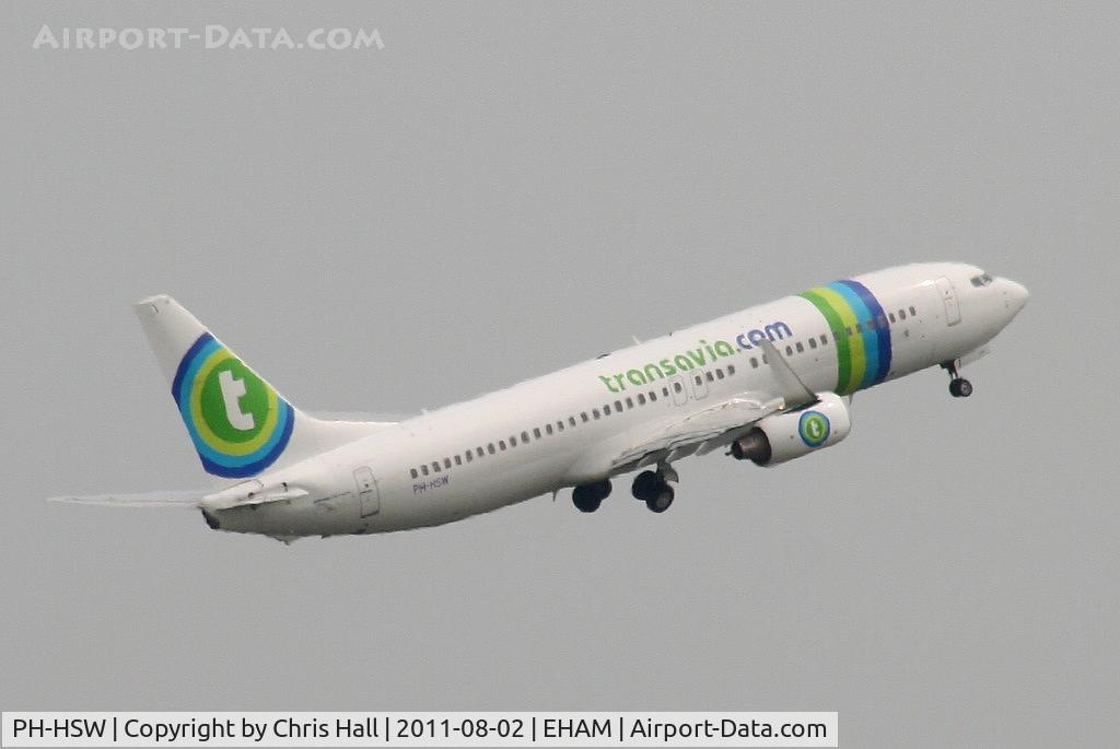 PH-HSW, 2009 Boeing 737-8K2 C/N 37160, Transavia