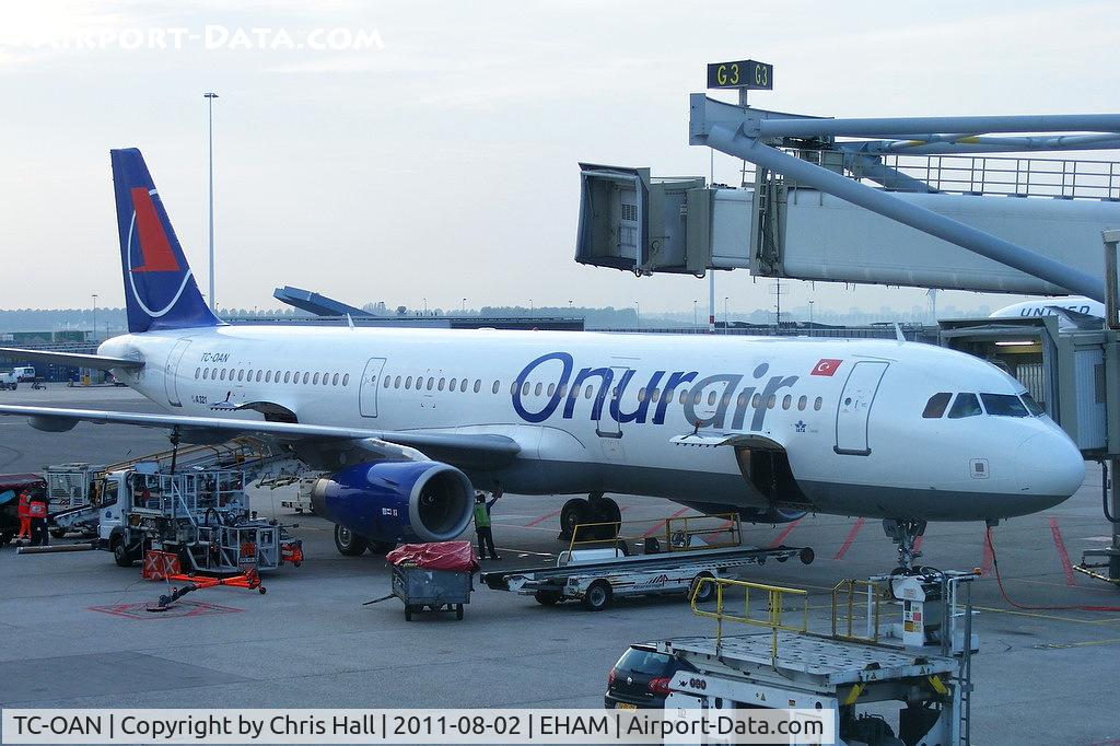 TC-OAN, 2001 Airbus A321-231 C/N 1421, Onur Air