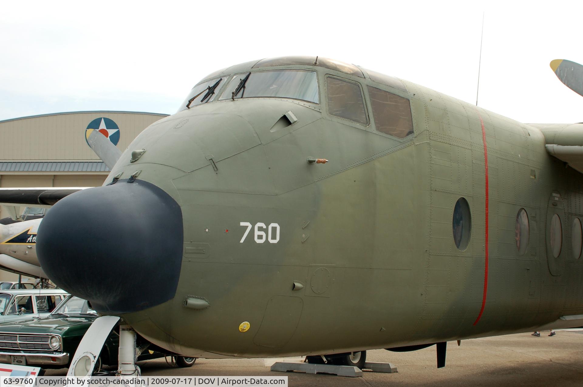 63-9760, 1963 De Havilland Canada C-7B Caribou C/N 224, 1963 De Havilland Canada C-7B Caribou and Ford Falcons at the Air Mobility Command Museum, Dover AFB, DE