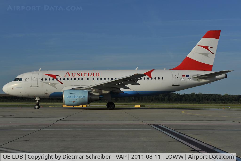OE-LDB, 2004 Airbus A319-112 C/N 2174, Austrian Airlines Airbus 319