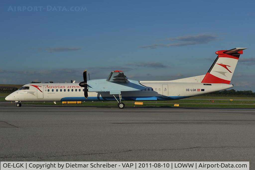 OE-LGK, 2009 De Havilland Canada DHC-8-402Q Dash 8 C/N 4280, Austrian Arrows dash 8-400