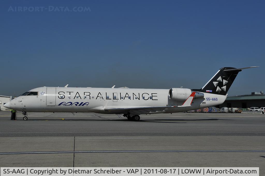 S5-AAG, 2000 Canadair CRJ-200LR (CL-600-2B19) C/N 7384, Adria Airways Regionaljet