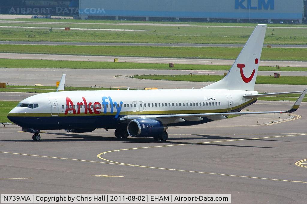 N739MA, 2004 Boeing 737-8Q8 C/N 30670, Arkefly leased from Miami Air International