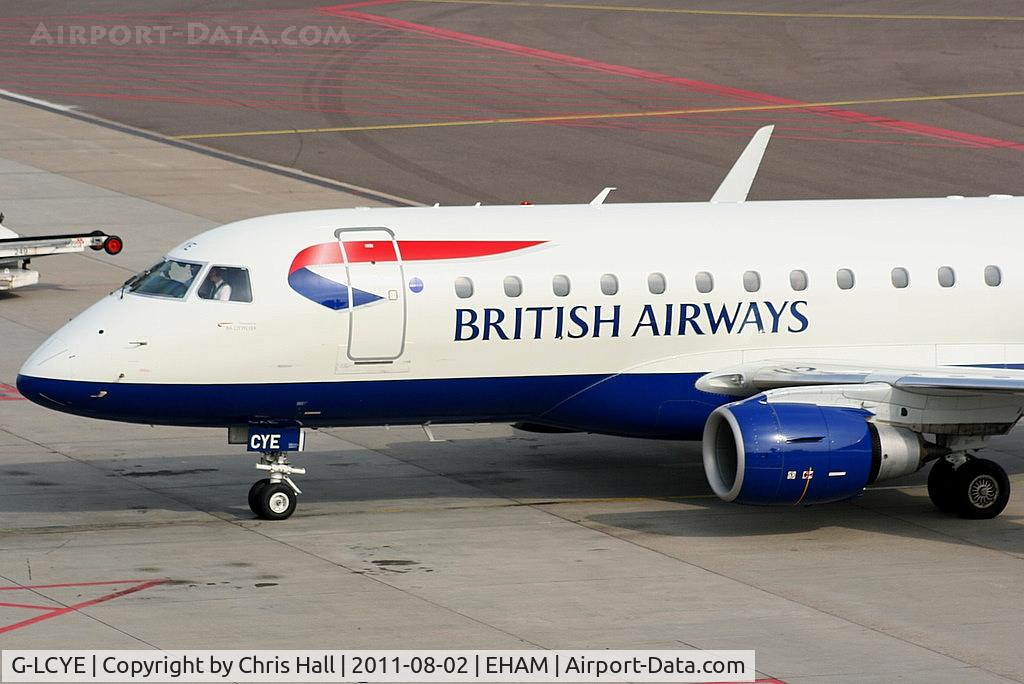 G-LCYE, 2009 Embraer ERJ-170-100STD C/N 17000296, BA Cityflyer