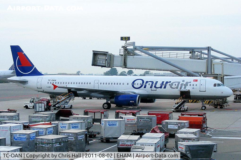 TC-OAN, 2001 Airbus A321-231 C/N 1421, Onur Air