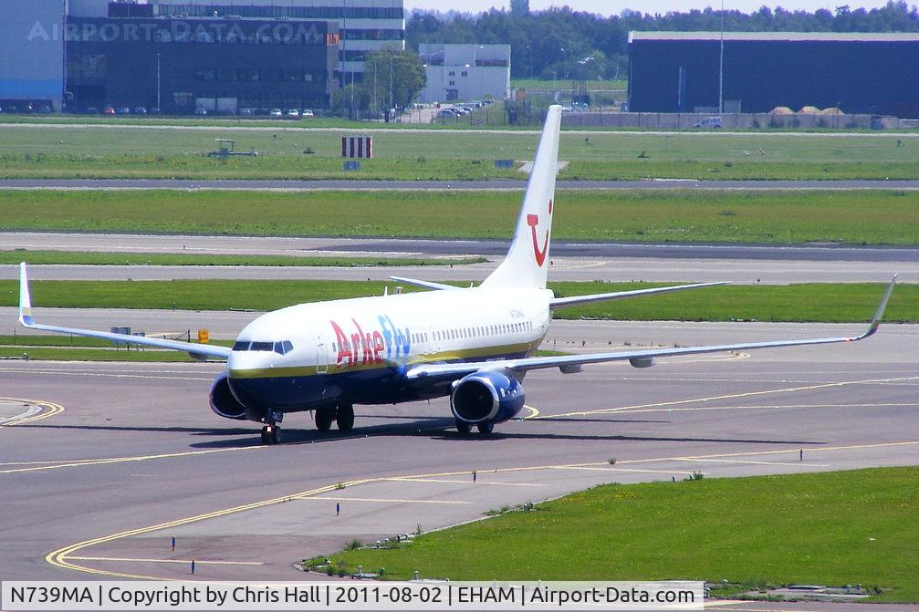 N739MA, 2004 Boeing 737-8Q8 C/N 30670, Arkefly leased from Miami Air International