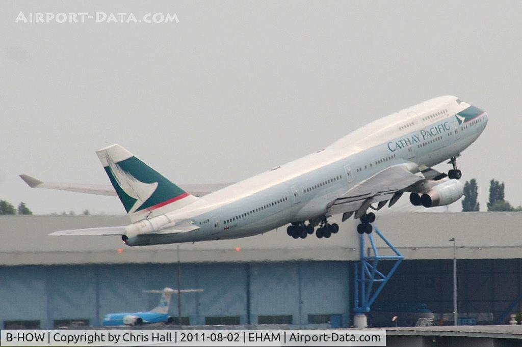 B-HOW, 1991 Boeing 747-467 C/N 25211, Cathay Pacific