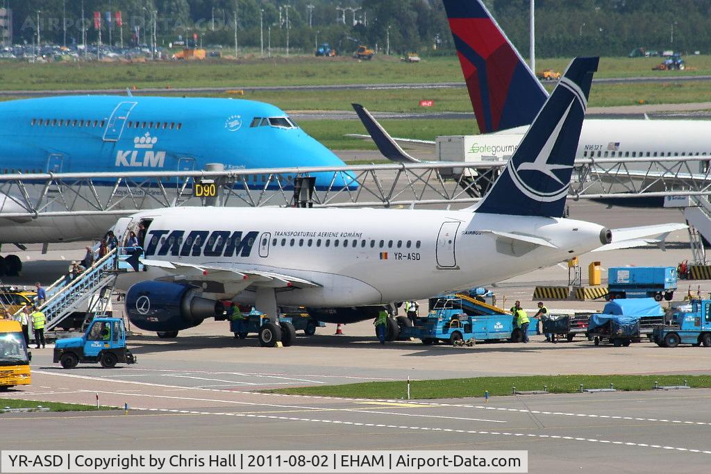 YR-ASD, 2007 Airbus A318-111 C/N 3225, Tarom