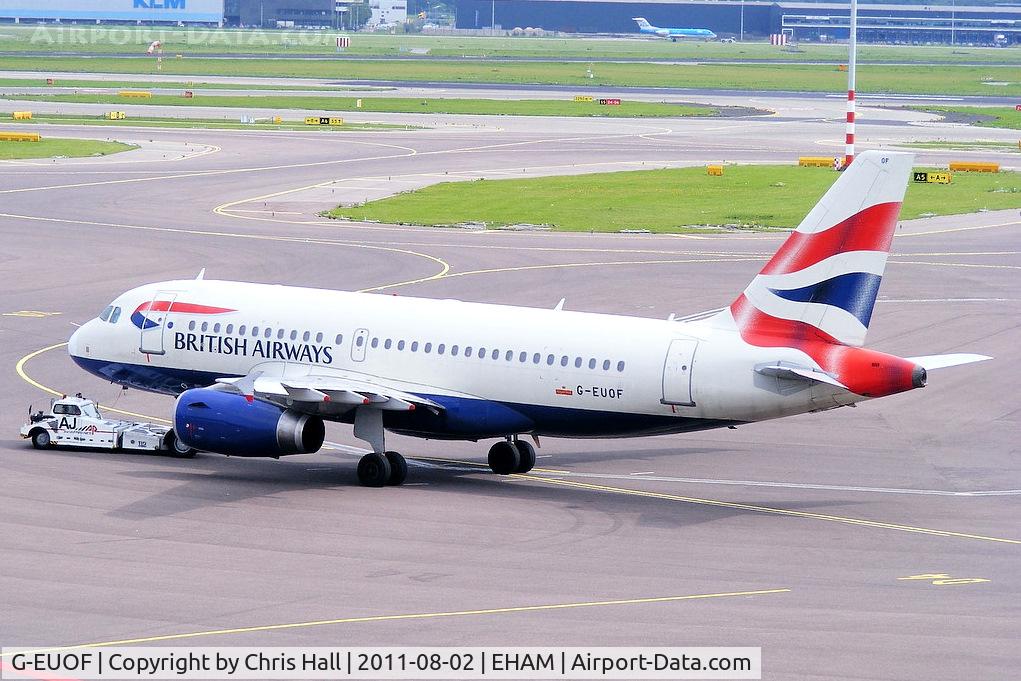 G-EUOF, 2001 Airbus A319-131 C/N 1590, British Airways