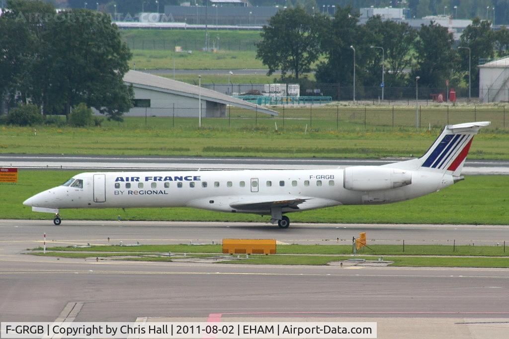 F-GRGB, 1997 Embraer EMB-145EU (ERJ-145EU) C/N 145010, Air France operated by Régional