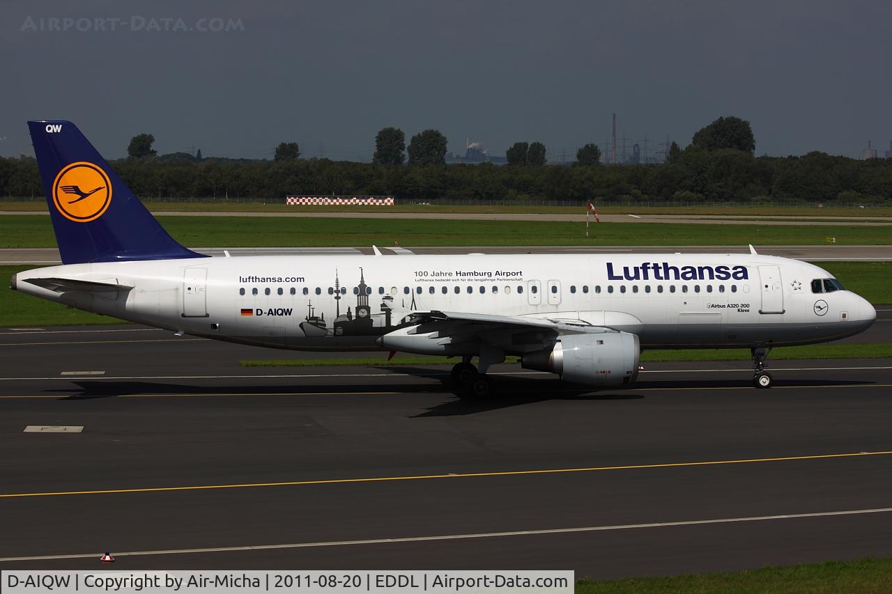D-AIQW, 2000 Airbus A320-211 C/N 1367, Lufthansa, Airbus A320-211, CN: 1367, Name: Kleve