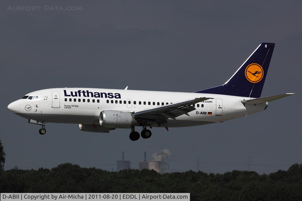 D-ABII, 1991 Boeing 737-530 C/N 24822, Lufthansa, Boeing 737-530, CN: 24822/1997, Name: Lörrach