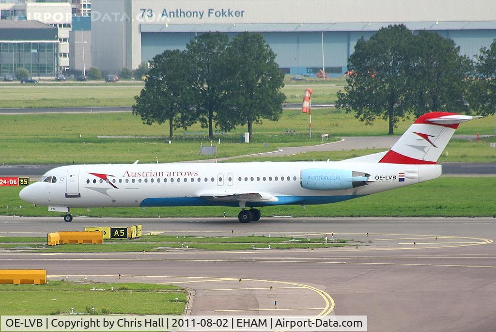 OE-LVB, 1994 Fokker 100 (F-28-0100) C/N 11502, Austrian Arrows