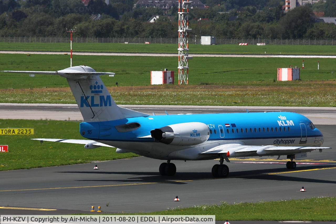 PH-KZV, 1995 Fokker 70 (F-28-0070) C/N 11556, KLM Cityhopper, Fokker F70, CN: 11556