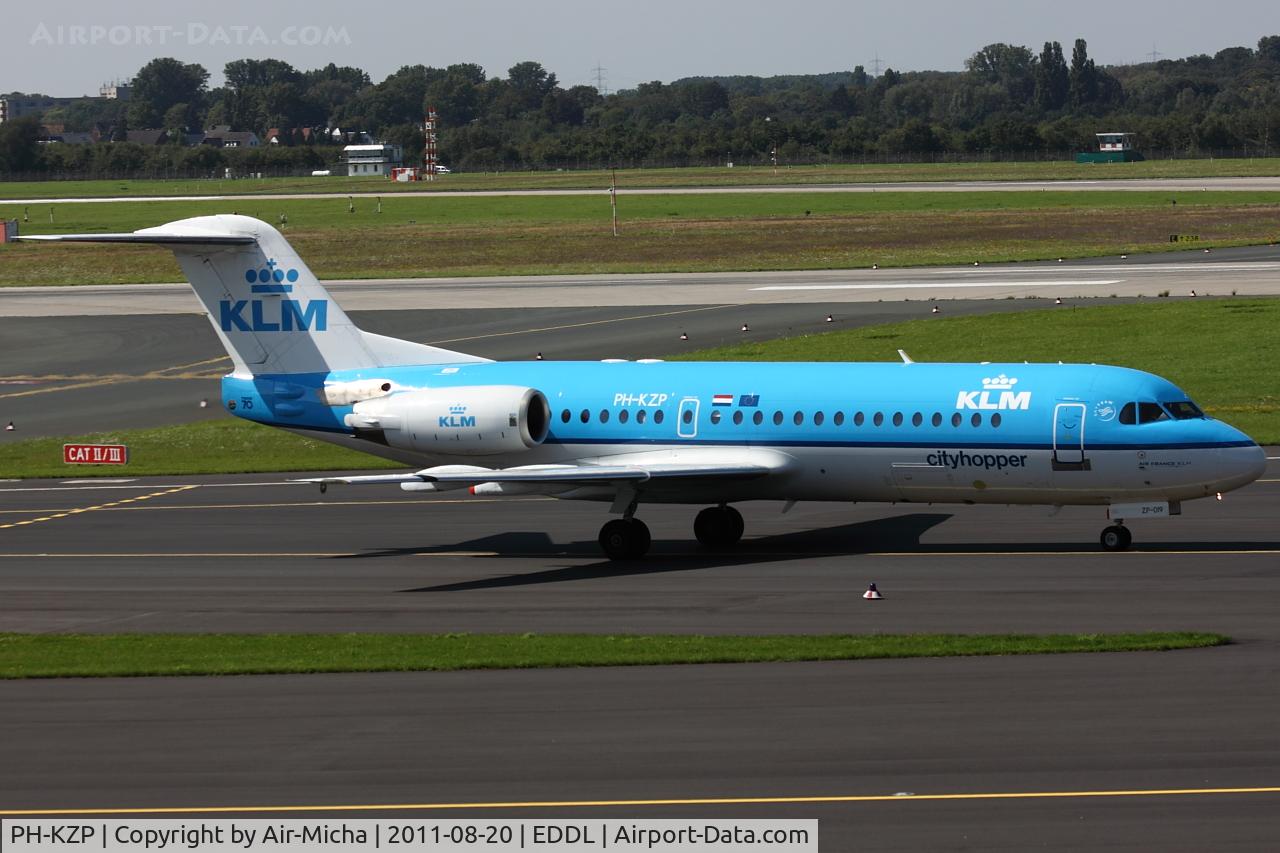 PH-KZP, 1995 Fokker 70 (F-28-0070) C/N 11539, KLM Cityhopper, Fokker F70, CN: 11539