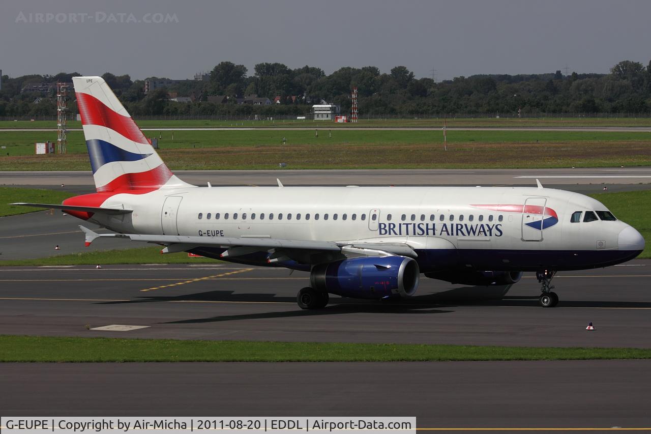 G-EUPE, 2000 Airbus A319-131 C/N 1193, British Airways, Airbus A319-131, CN: 1193