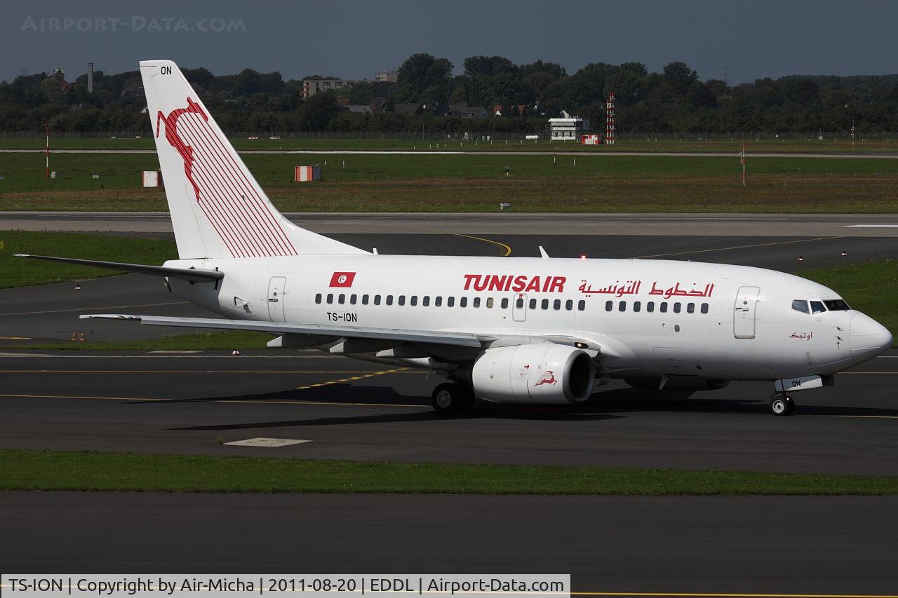 TS-ION, 2000 Boeing 737-6H3 C/N 29499, Tunisair, Boeing 737-6H3, CN: 29499/0510, Name: Utique
