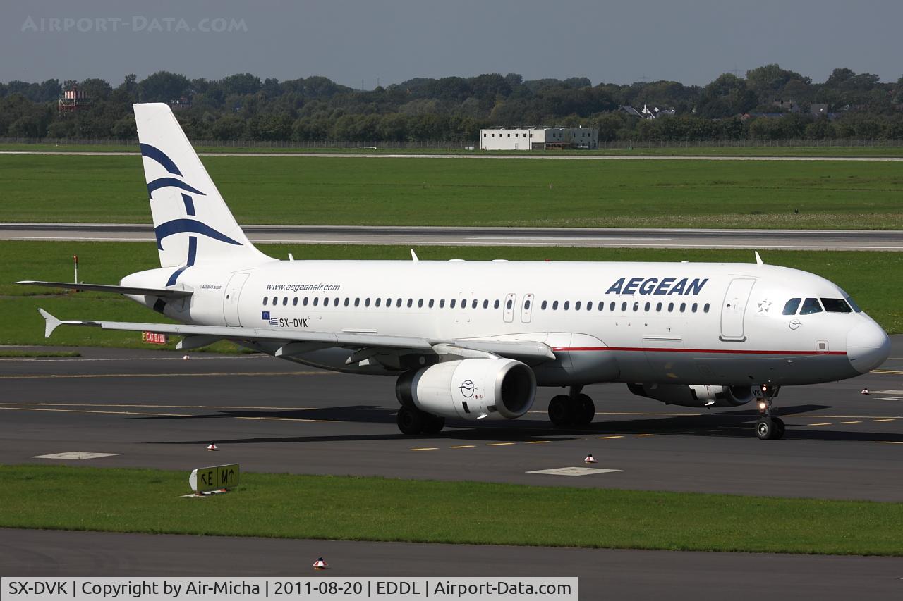 SX-DVK, 2008 Airbus A320-232 C/N 3392, Aegean Airlines, Airbus A320-232, CN: 3392