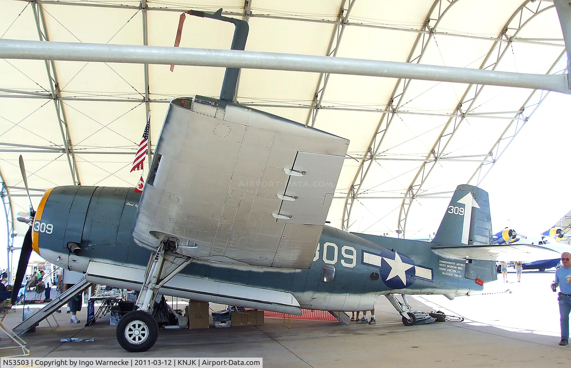 N53503, 1945 Grumman TBM-3E Avenger C/N 53503, Grumman (General Motors) TBM-3E Avenger at the 2011 airshow at El Centro NAS, CA