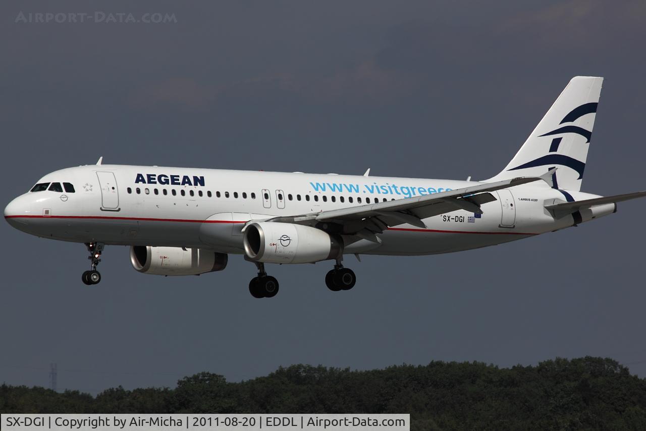 SX-DGI, 2007 Airbus A320-232 C/N 3162, Aegean Airlines, Airbus A320-232, CN: 3162