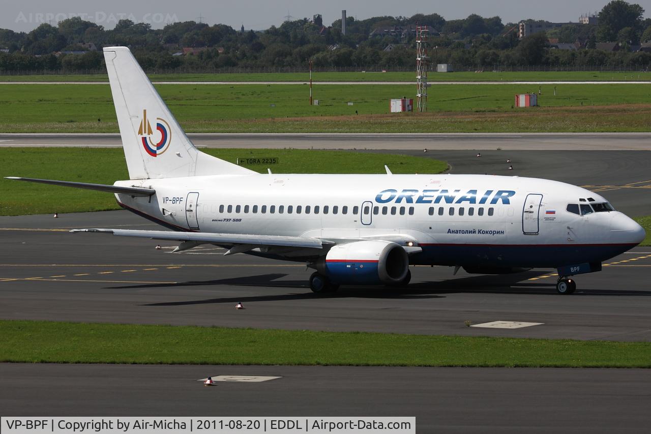 VP-BPF, 1992 Boeing 737-5H6 C/N 26446, Orenair, Boeing 737-5H6, CN: 26446/2327