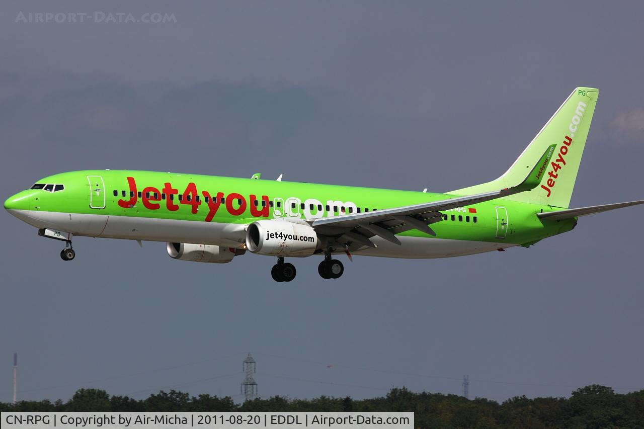 CN-RPG, 2007 Boeing 737-8K5 C/N 34692, Jet4You, Boeing 737-8K5, CN: 34692/2249