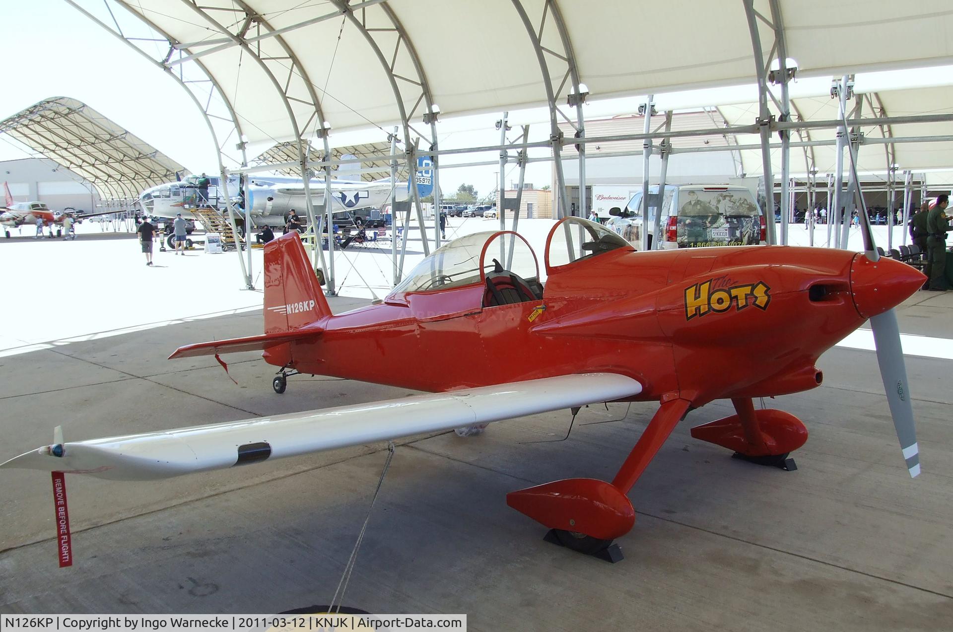 N126KP, 1980 Vans RV-3 C/N 470, Vans (Shiner) RV-3 at the 2011 airshow at El Centro NAS, CA