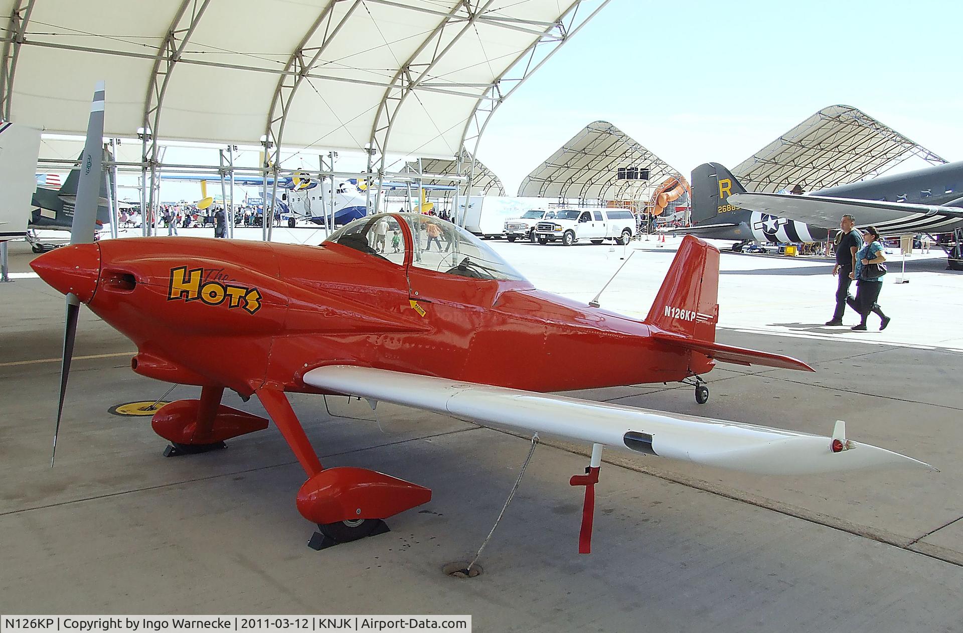 N126KP, 1980 Vans RV-3 C/N 470, Vans (Shiner) RV-3 at the 2011 airshow at El Centro NAS, CA