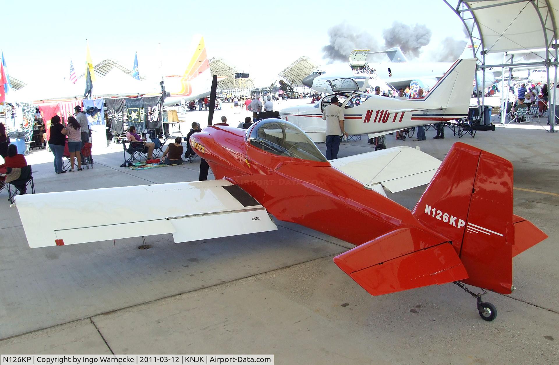 N126KP, 1980 Vans RV-3 C/N 470, Vans (Shiner) RV-3 at the 2011 airshow at El Centro NAS, CA