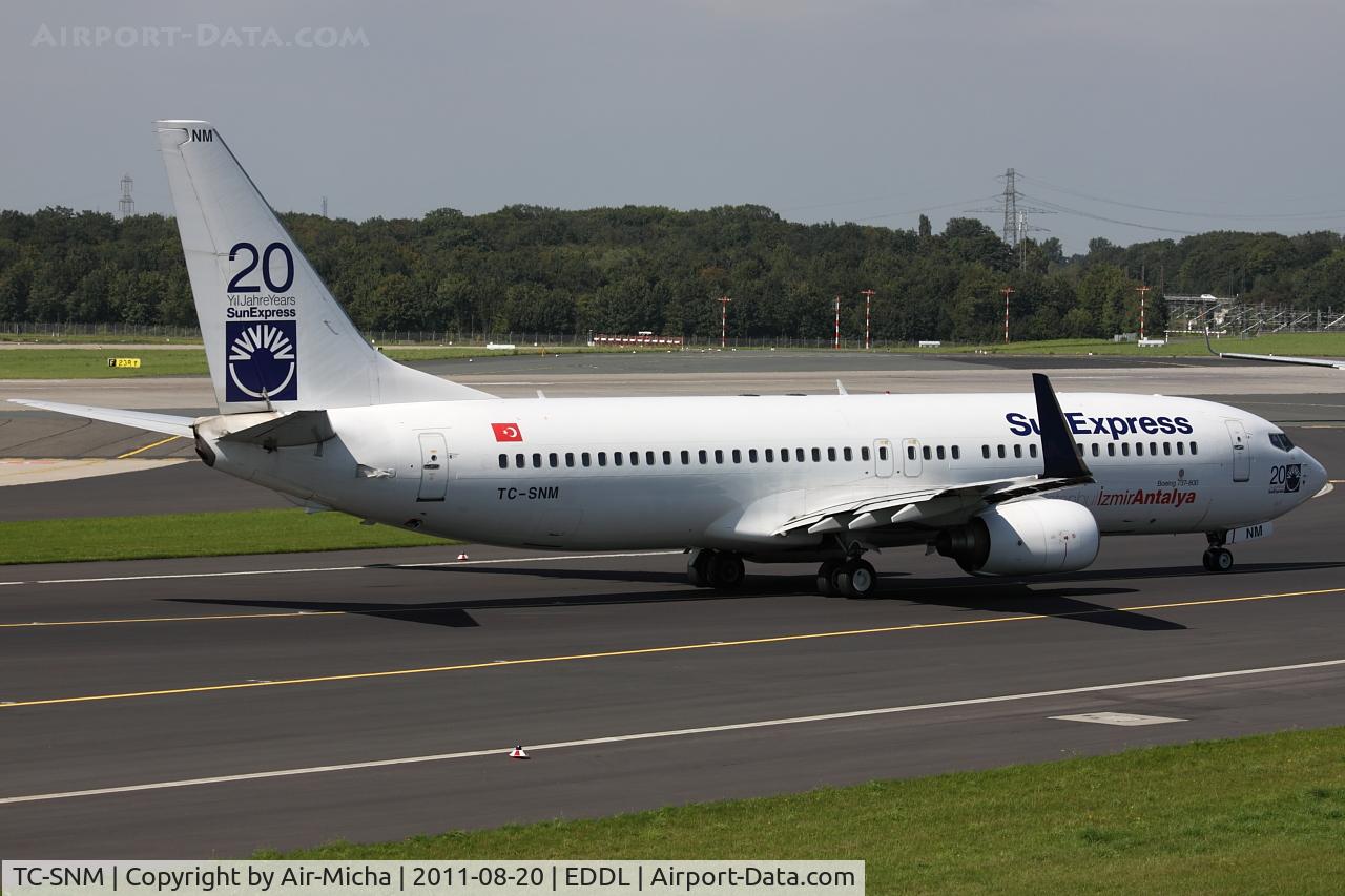 TC-SNM, 2005 Boeing 737-8BK C/N 33023, SunExpress, Boeing 737-8BK (WL), CN: 33023/1682