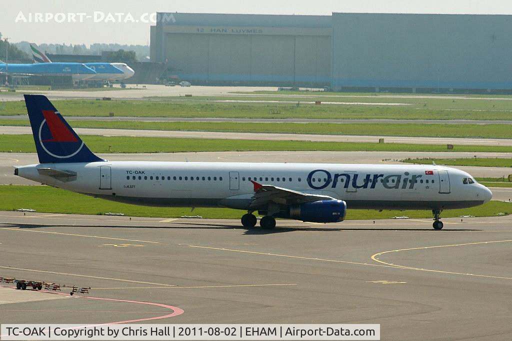 TC-OAK, 1999 Airbus A321-231 C/N 954, Onur Air