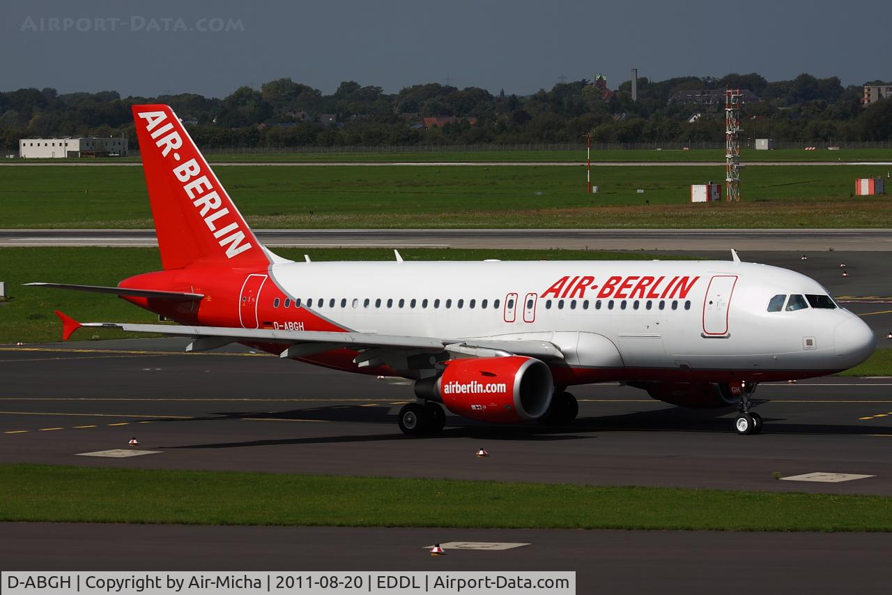 D-ABGH, 2007 Airbus A319-111 C/N 3245, Air Berlin, Airbus A319-111, CN: 3245