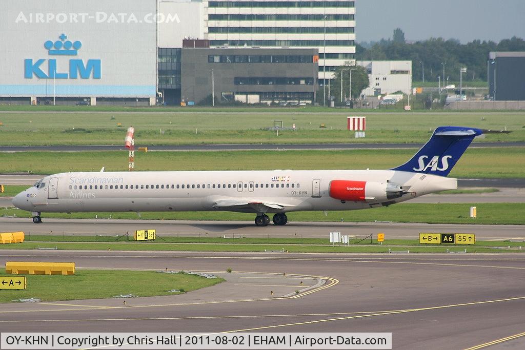 OY-KHN, 1991 McDonnell Douglas MD-82 (DC-9-82) C/N 53000, SAS Scandinavian Airlines