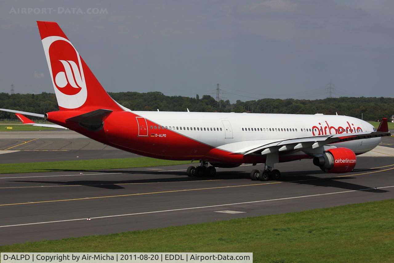 D-ALPD, 2002 Airbus A330-223 C/N 454, Air Berlin, Airbus A330-223, CN: 0454