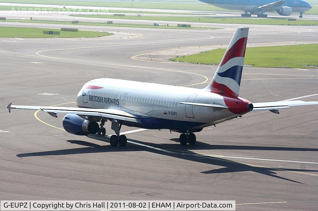 G-EUPZ, 2001 Airbus A319-131 C/N 1510, British Airways