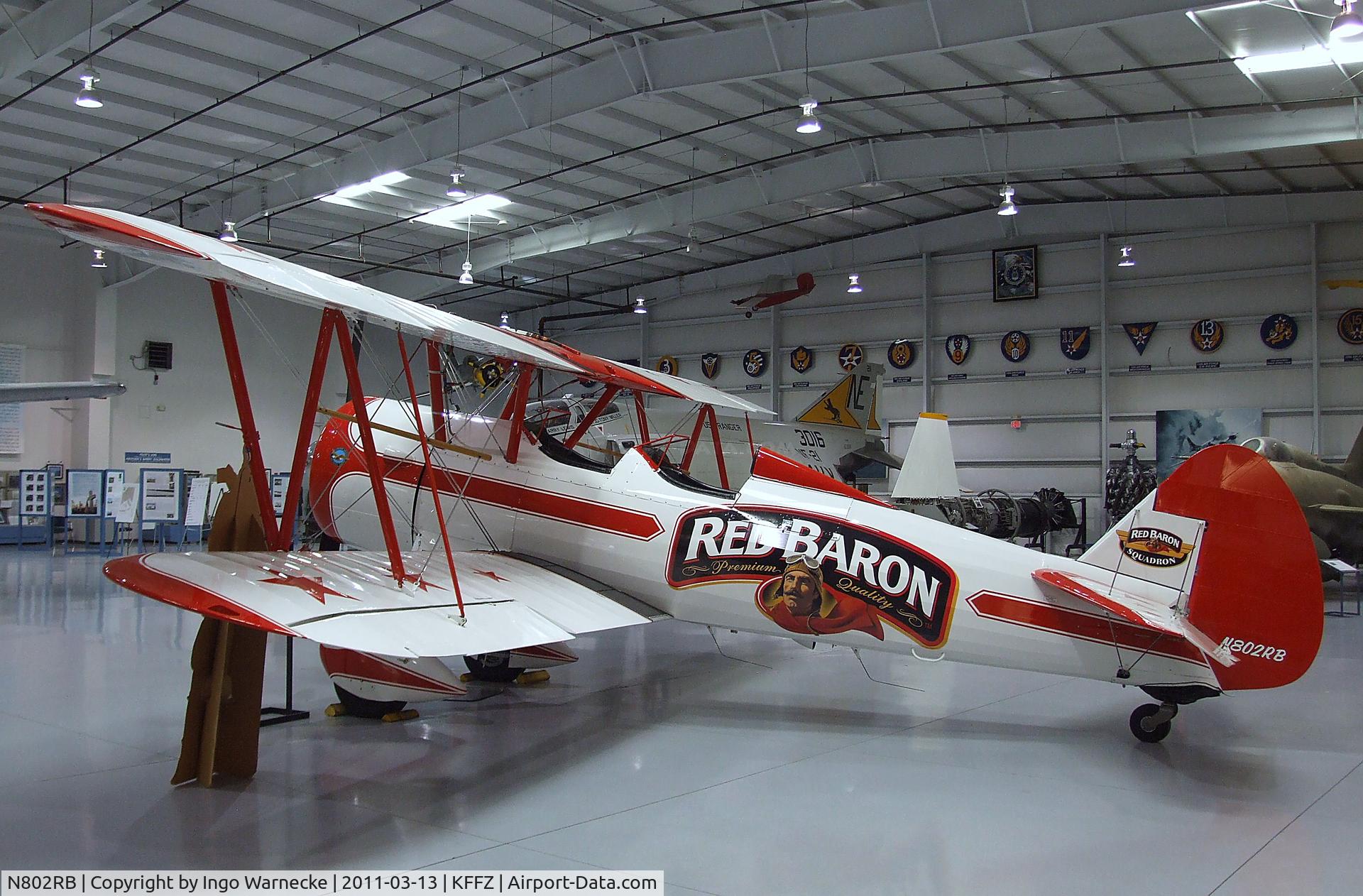 N802RB, 1943 Boeing E75 C/N 75-6451, Boeing (Stearman) E75 at the CAF Arizona Wing Museum, Mesa AZ