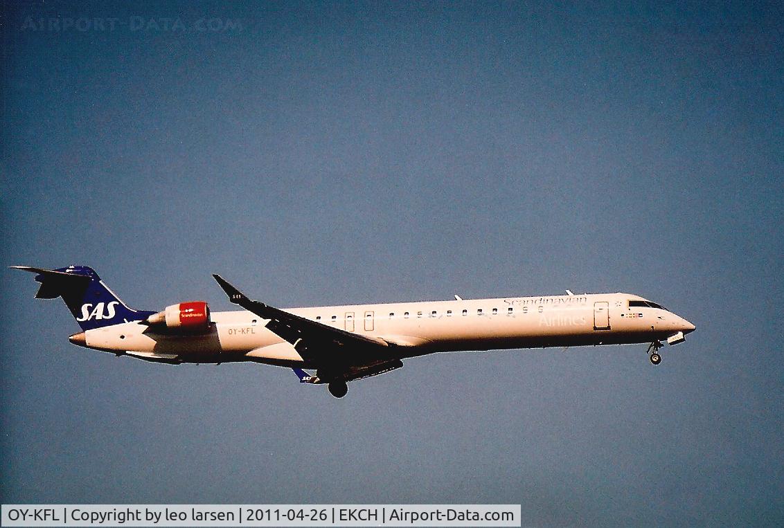 OY-KFL, 2009 Bombardier CRJ-900 NG (CL-600-2D24) C/N 15246, App to R-04L Copenhagen Kastrup