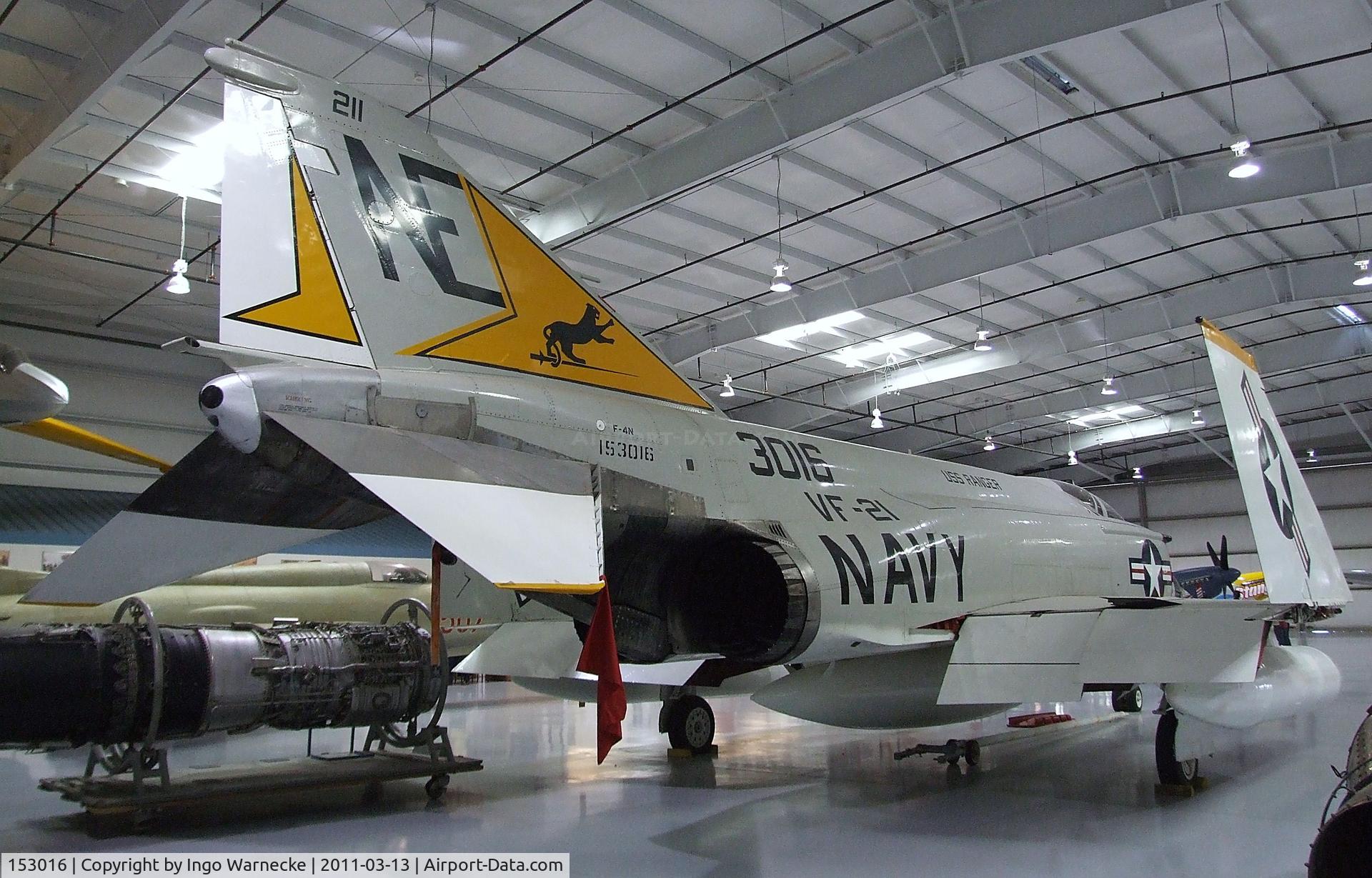 153016, McDonnell F-4N Phantom II C/N 1496, McDonnell Douglas F-4N Phantom II at the CAF Arizona Wing Museum, Mesa AZ