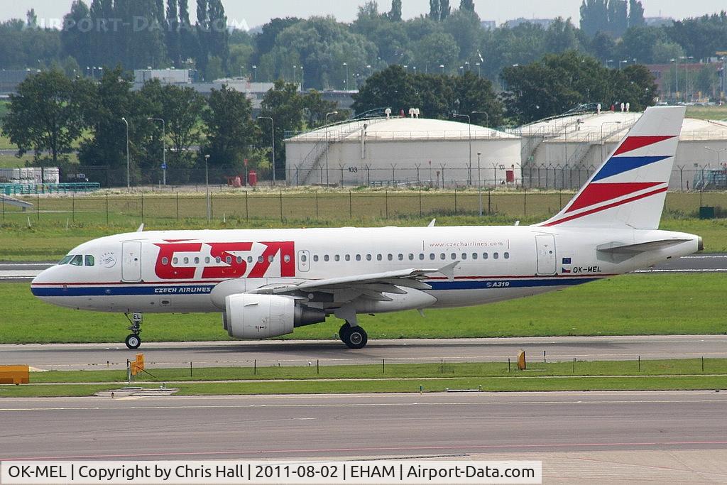 OK-MEL, 2007 Airbus A319-112 C/N 3094, Czech Airlines (CSA)