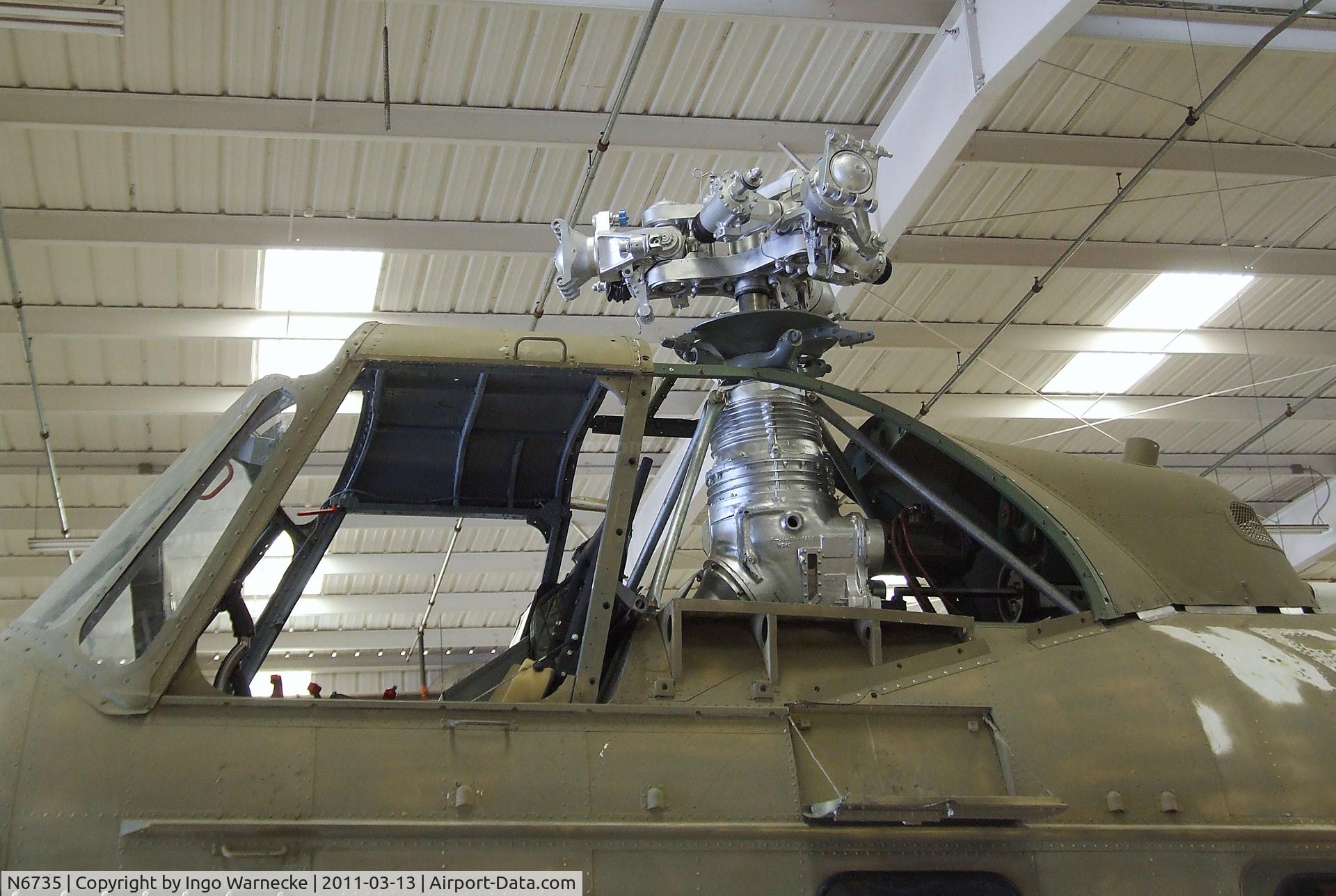 N6735, 1971 Sikorsky UH-19D Chickasaw C/N 54-1416, Sikorsky UH-19D Chickasaw  at the CAF Arizona Wing Museum, Mesa AZ