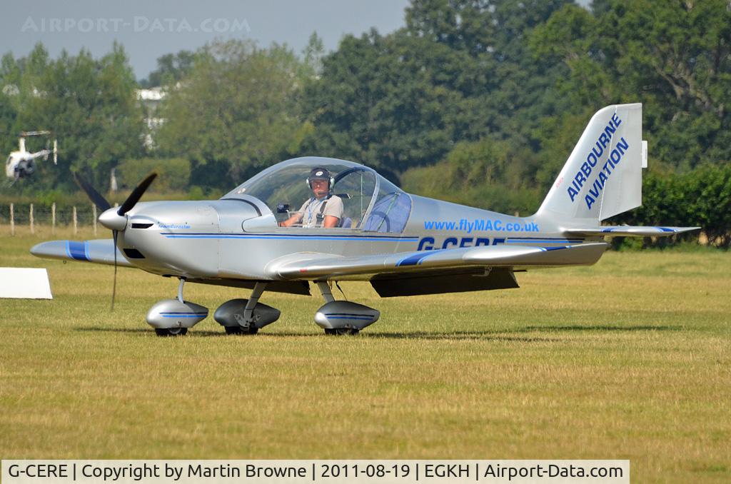 G-CERE, 2007 Cosmik EV-97 TeamEurostar UK C/N 2931, SHOT AT HEADCORN