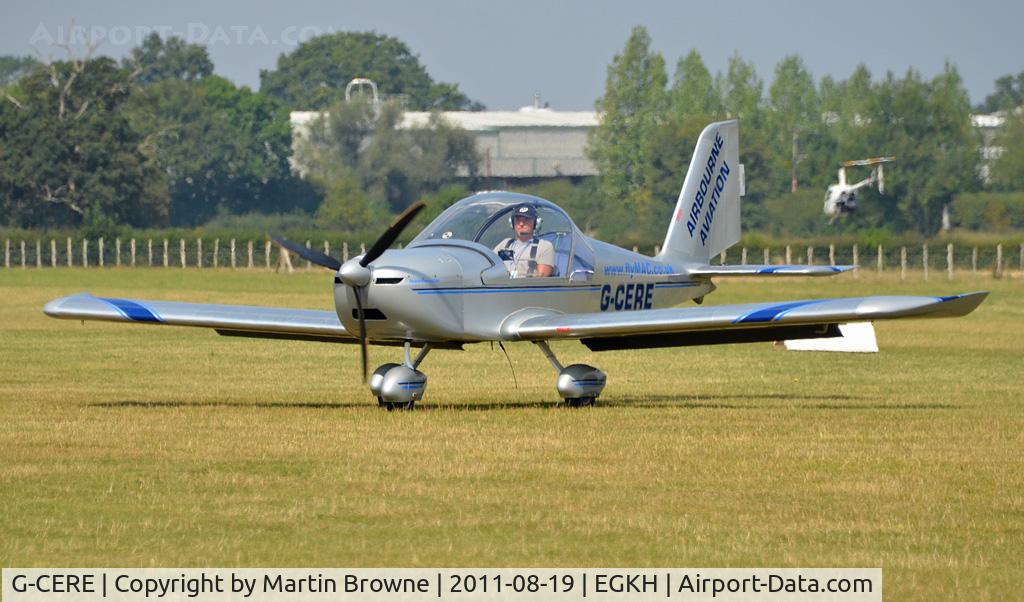 G-CERE, 2007 Cosmik EV-97 TeamEurostar UK C/N 2931, SHOT AT HEADCORN